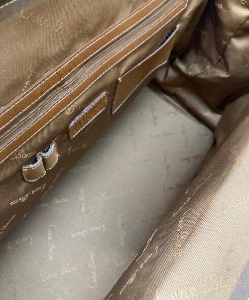 Luna Borsa（ルナボルサ）Luna Borsa (ルナボルサ) レザーボストンバッグ ブラウンの古着・服飾アイテム