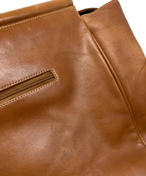 Luna Borsa（ルナボルサ）Luna Borsa (ルナボルサ) レザーボストンバッグ ブラウンの古着・服飾アイテム