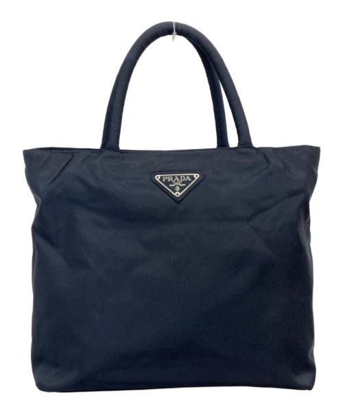 PRADA（プラダ）PRADA (プラダ) CITY ハンドバッグ ネイビーの古着・服飾アイテム