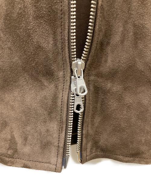 FREAK'S STORE（フリークスストア）FREAK'S STORE (フリークスストア) ゴートスウェードジャケット ブラウン サイズ:Lの古着・服飾アイテム