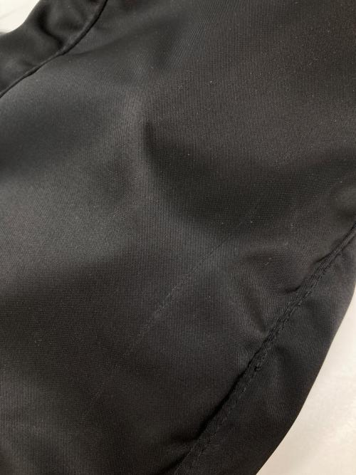agnes b voyage（アニエスベーボヤージュ）agnes b voyage (アニエスベーボヤージュ) レザー切替ナイロントートバッグ ブラックの古着・服飾アイテム