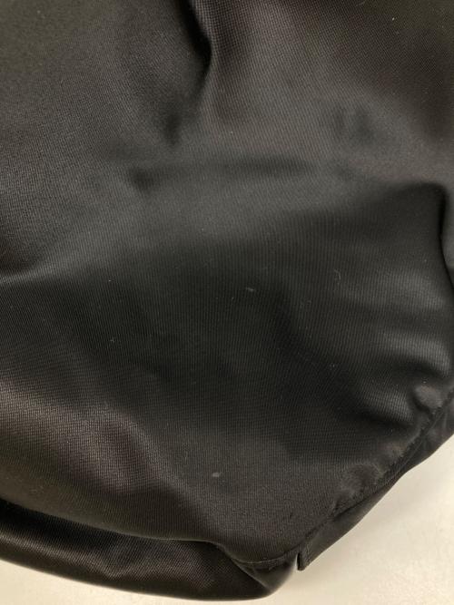 agnes b voyage（アニエスベーボヤージュ）agnes b voyage (アニエスベーボヤージュ) レザー切替ナイロントートバッグ ブラックの古着・服飾アイテム