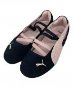 PUMAプーマ）の古着「SPEEDCAT BALLET SD WNS」｜ブラック×ピンク