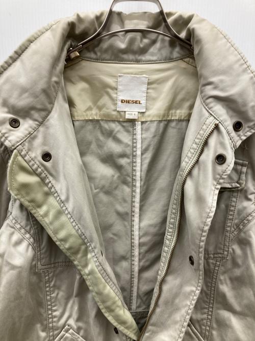 DIESEL（ディーゼル）DIESEL (ディーゼル) ミリタリージャケット ベージュ サイズ:Mの古着・服飾アイテム
