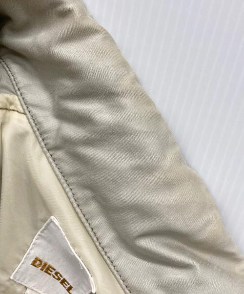 DIESEL（ディーゼル）DIESEL (ディーゼル) ミリタリージャケット ベージュ サイズ:Mの古着・服飾アイテム