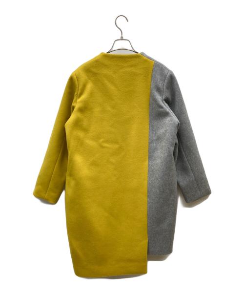UN3D.（アンスリード）UN3D. (アンスリード) BI COLOR CT グレー×イエロー サイズ:36 未使用品の古着・服飾アイテム