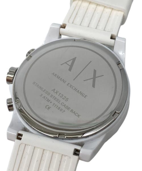 ARMANI EXCHANGE（アルマーニ エクスチェンジ）ARMANI EXCHANGE (アルマーニ エクスチェンジ) クロノグラフ ホワイト サイズ:-の古着・服飾アイテム