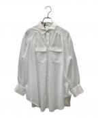 HER LIP TOハーリップトゥ）の古着「Prevost Voile Sheer Shirt」｜ホワイト