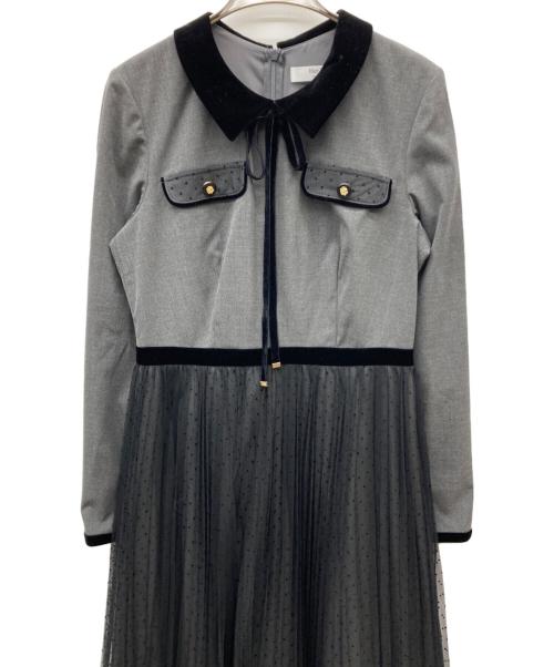 HER LIP TO（ハーリップトゥ）Her lip to (ハーリップトゥ) GARNIER PLEATED DRESS ブラック サイズ:Sの古着・服飾アイテム