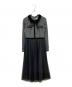 Her lip to（ハーリップトゥ）の古着「GARNIER PLEATED DRESS」｜ブラック