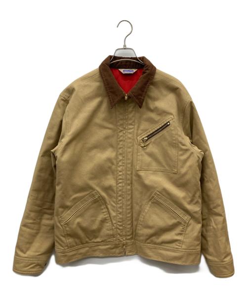 SUGAR CANE（シュガーケーン）SUGAR CANE (シュガーケーン) CANVAS PADDED WORK JACKET ベージュ サイズ:Lの古着・服飾アイテム