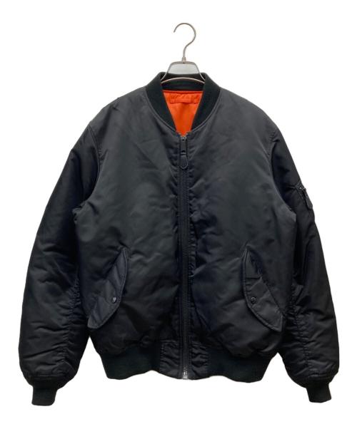 AVIREX（アヴィレックス）AVIREX (アヴィレックス) MA-1フライトジャケット ブラック サイズ:XLの古着・服飾アイテム