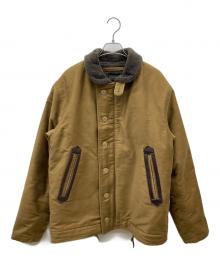 Trophy Clothing（トロフィークロージング）の古着「トロフィー クロージングN-1 デッキジャケット」｜カーキ