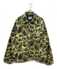CarHartt（カーハート）の古着「Duck Detroit Jacket Camo Duck」｜オリーブ
