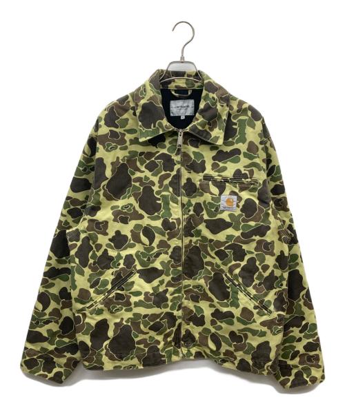 CarHartt（カーハート）CarHartt (カーハート) Duck Detroit Jacket Camo Duck オリーブ サイズ:Mの古着・服飾アイテム