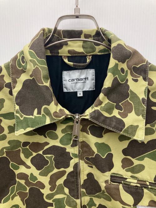 CarHartt（カーハート）CarHartt (カーハート) Duck Detroit Jacket Camo Duck オリーブ サイズ:Mの古着・服飾アイテム