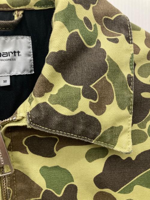 CarHartt（カーハート）CarHartt (カーハート) Duck Detroit Jacket Camo Duck オリーブ サイズ:Mの古着・服飾アイテム
