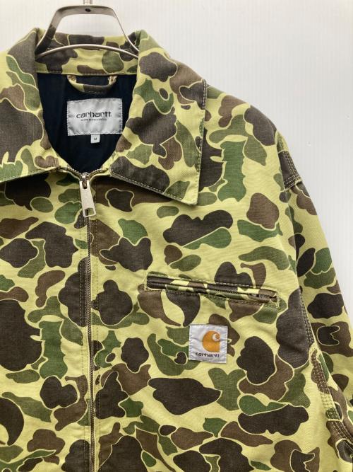CarHartt（カーハート）CarHartt (カーハート) Duck Detroit Jacket Camo Duck オリーブ サイズ:Mの古着・服飾アイテム