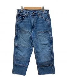 LEVI'S（リーバイス）の古着「ルーズストレートダブルニーペインターデニムパンツ」｜ブルー