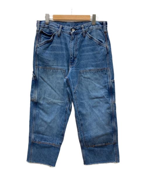 LEVI'S（リーバイス）LEVI'S (リーバイス) ルーズストレートダブルニーペインターデニムパンツ ブルー サイズ:SIZE W34×L32の古着・服飾アイテム