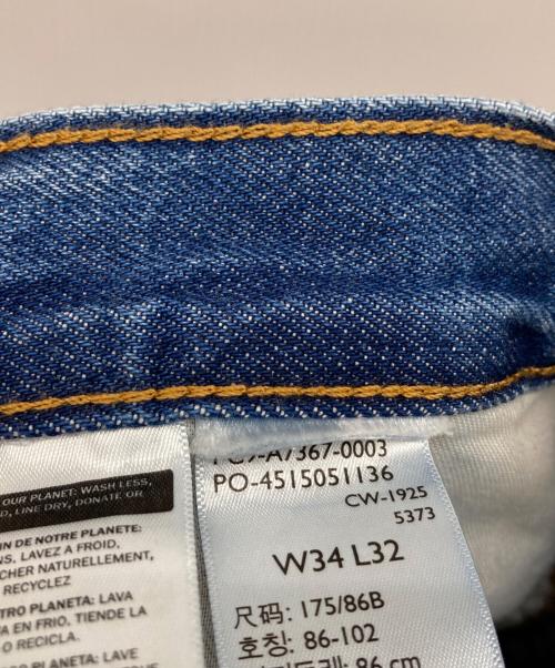 LEVI'S（リーバイス）LEVI'S (リーバイス) ルーズストレートダブルニーペインターデニムパンツ ブルー サイズ:SIZE W34×L32の古着・服飾アイテム