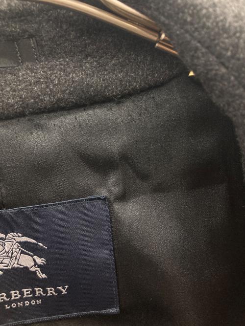 BURBERRY LONDON（バーバリーロンドン）BURBERRY LONDON (バーバリーロンドン) カシミヤコート ブラック サイズ:記載なしの古着・服飾アイテム