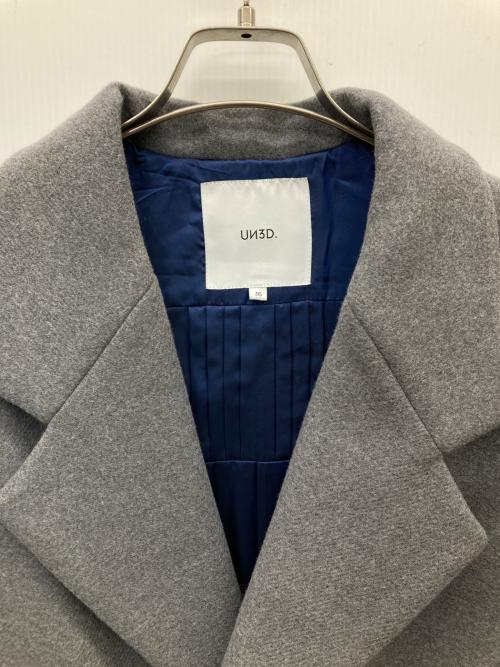 UN3D.（アンスリード）UN3D. (アンスリード) カラーラインコート グレー サイズ:36の古着・服飾アイテム