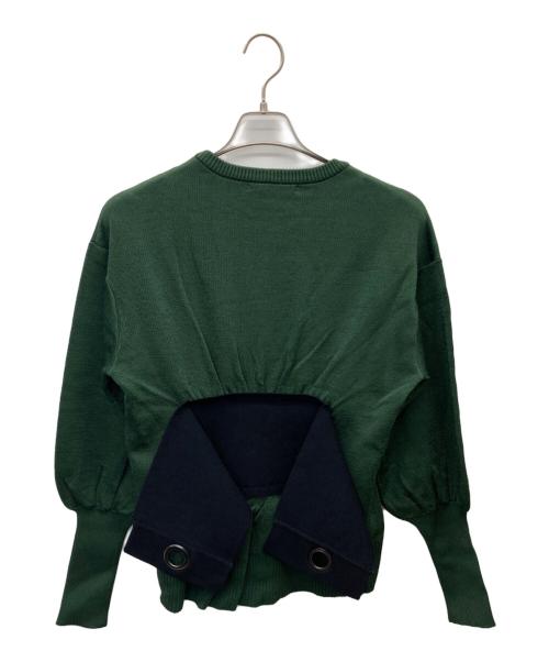 UN3D.（アンスリード）UN3D. (アンスリード) CORSET KT TOP グリーン サイズ:Free 未使用品の古着・服飾アイテム