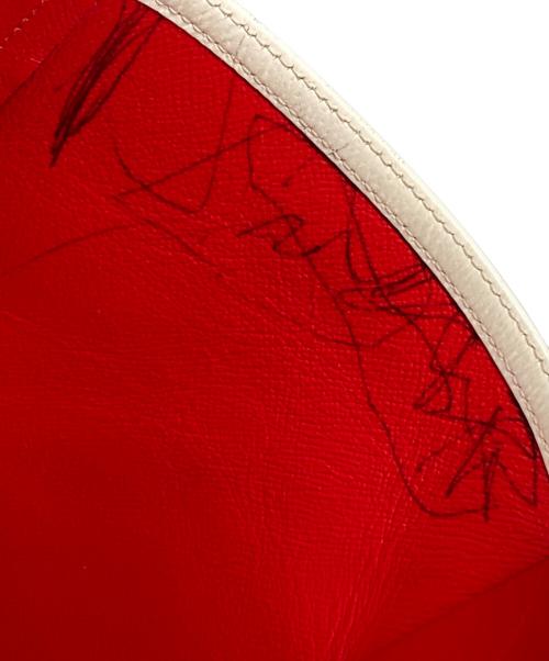 Christian Louboutin（クリスチャン・ルブタン）Christian Louboutin (クリスチャン・ルブタン) カバタスタッズトートバッグ ホワイト×ベージュ サイズ:-の古着・服飾アイテム