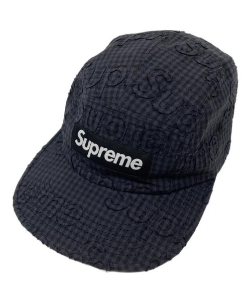 SUPREME（シュプリーム）SUPREME (シュプリーム) 26SS Monogram Gingham Camp Cap ブラック サイズ:-の古着・服飾アイテム
