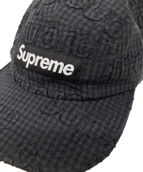 SUPREME（シュプリーム）SUPREME (シュプリーム) 26SS Monogram Gingham Camp Cap ブラック サイズ:-の古着・服飾アイテム