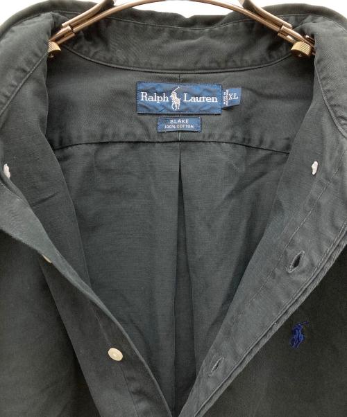 POLO RALPH LAUREN（ポロ・ラルフローレン）POLO RALPH LAUREN (ポロ・ラルフローレン) BLAKE 刺繍ロゴシャツ ブラック サイズ:XLの古着・服飾アイテム