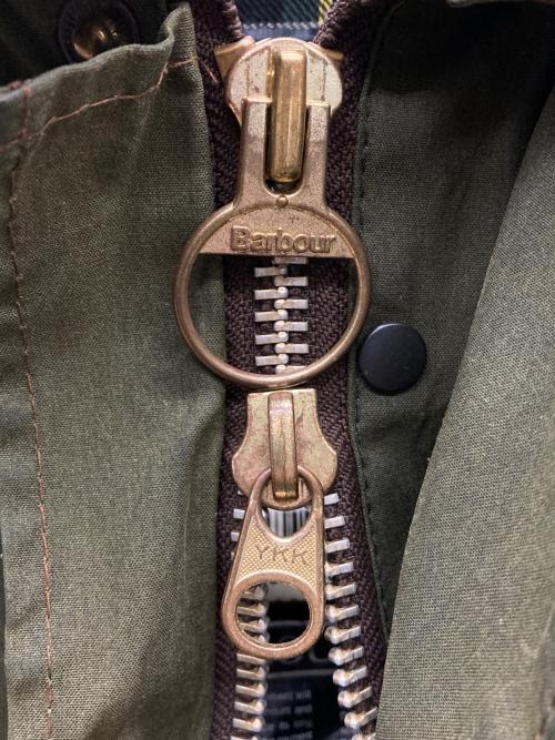 Barbour（バブアー）Barbour (バブアー) 90s BORDER JACKET グリーン サイズ:C44の古着・服飾アイテム