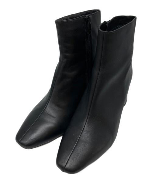 STACCATO（スタッカート）STACCATO (スタッカート) シープレザー ヒールブーツ ブラック サイズ:24.5の古着・服飾アイテム