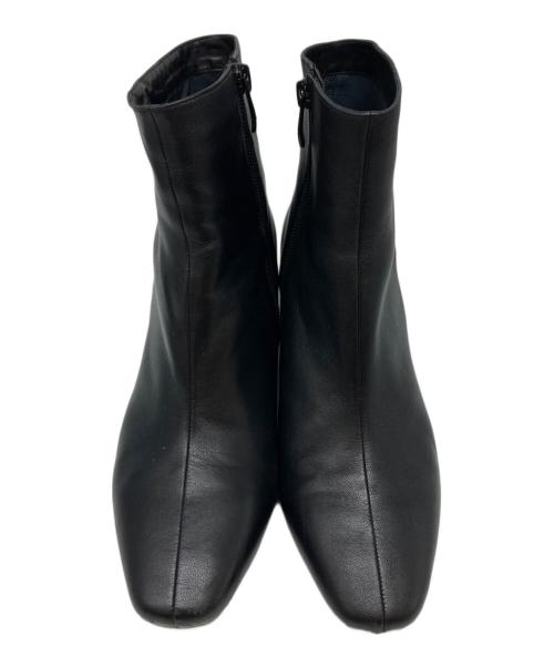 STACCATO（スタッカート）STACCATO (スタッカート) シープレザー ヒールブーツ ブラック サイズ:24.5の古着・服飾アイテム
