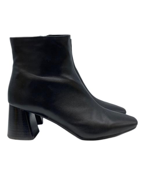STACCATO（スタッカート）STACCATO (スタッカート) シープレザー ヒールブーツ ブラック サイズ:24.5の古着・服飾アイテム