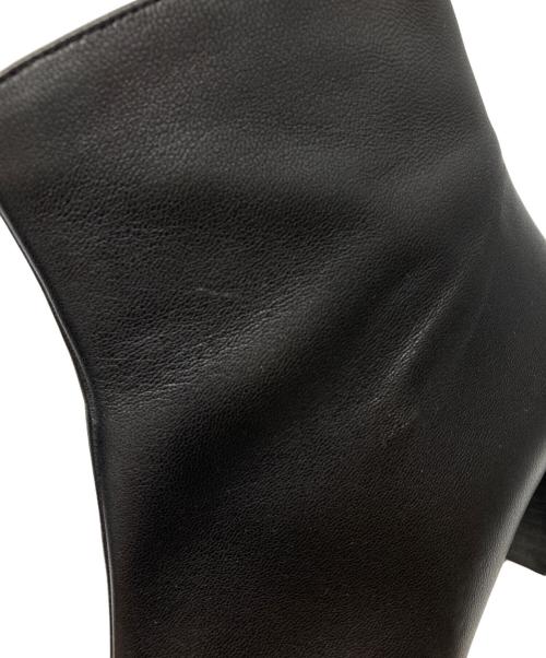 STACCATO（スタッカート）STACCATO (スタッカート) シープレザー ヒールブーツ ブラック サイズ:24.5の古着・服飾アイテム