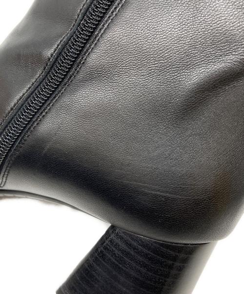 STACCATO（スタッカート）STACCATO (スタッカート) シープレザー ヒールブーツ ブラック サイズ:24.5の古着・服飾アイテム