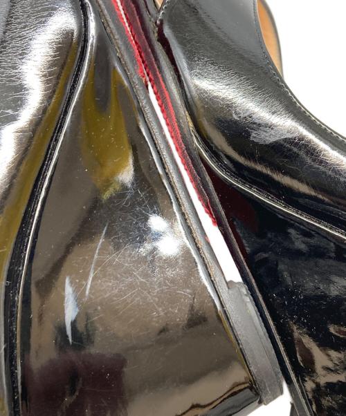 Christian Louboutin（クリスチャン・ルブタン）Christian Louboutin (クリスチャン・ルブタン) オープントゥーパンプス ブラック サイズ:351/2の古着・服飾アイテム