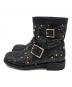JIMMY CHOO (ジミーチュウ) グラフィック スタースタッズ バイカーブーツ ブラック サイズ:35：18000円