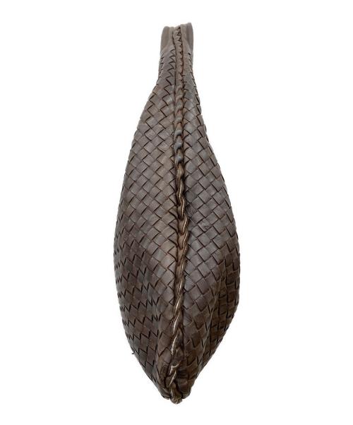 BOTTEGA VENETA（ボッテガベネタ）BOTTEGA VENETA (ボッテガベネタ) イントレチャート ホーボーバッグ ブラウンの古着・服飾アイテム