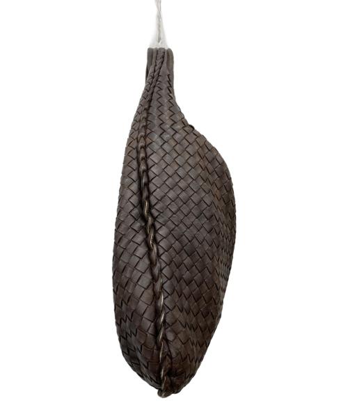 BOTTEGA VENETA（ボッテガベネタ）BOTTEGA VENETA (ボッテガベネタ) イントレチャート ホーボーバッグ ブラウンの古着・服飾アイテム