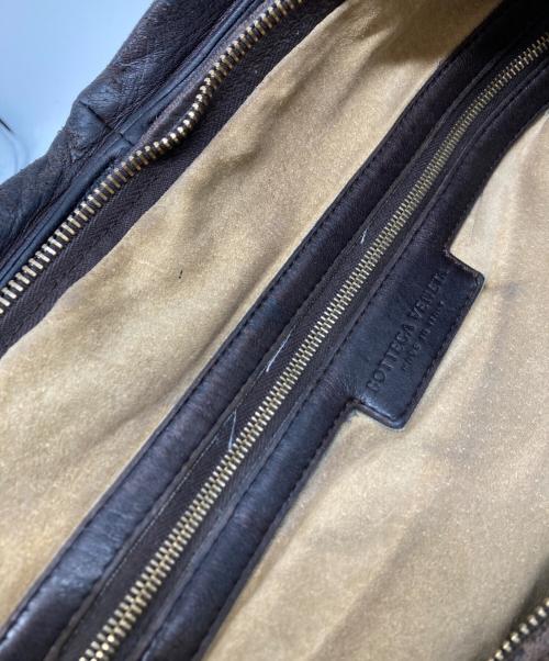 BOTTEGA VENETA（ボッテガベネタ）BOTTEGA VENETA (ボッテガベネタ) イントレチャート ホーボーバッグ ブラウンの古着・服飾アイテム