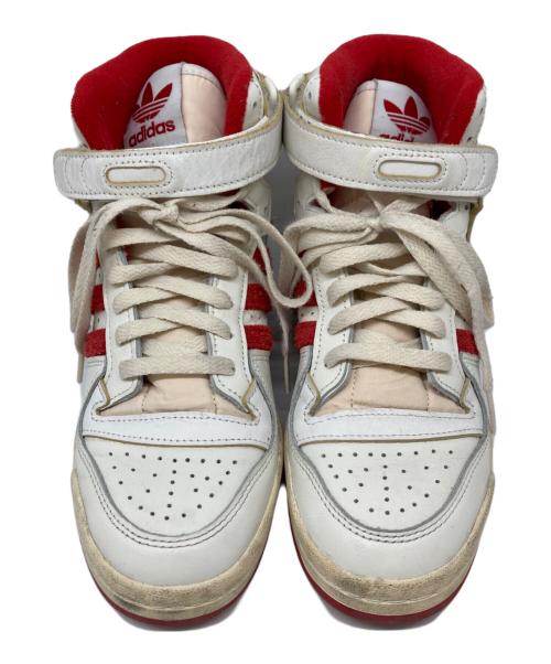adidas（アディダス）adidas (アディダス) Forum 84 High ホワイト×レッド サイズ:24の古着・服飾アイテム