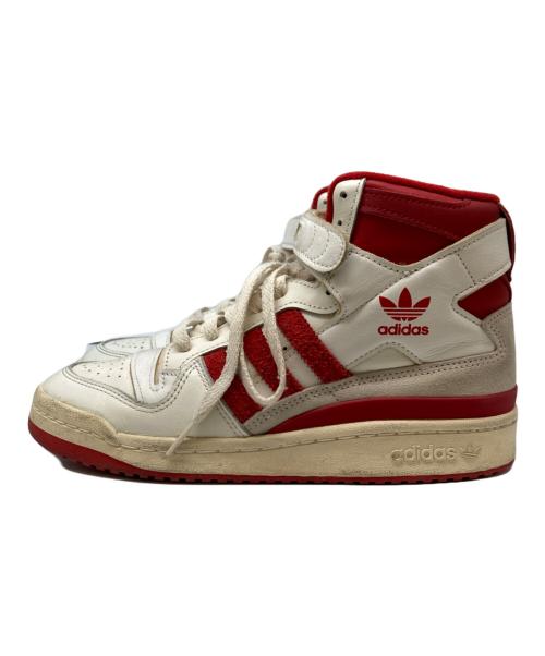 adidas（アディダス）adidas (アディダス) Forum 84 High ホワイト×レッド サイズ:24の古着・服飾アイテム