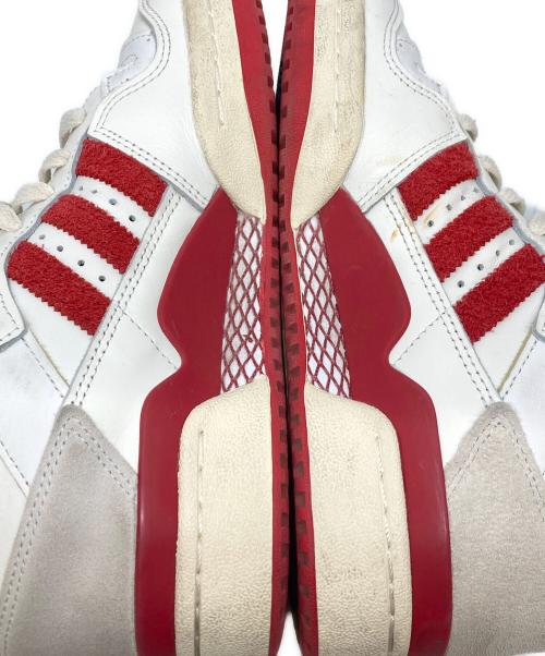 adidas（アディダス）adidas (アディダス) Forum 84 High ホワイト×レッド サイズ:24の古着・服飾アイテム