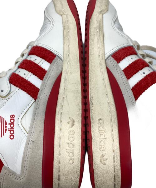 adidas（アディダス）adidas (アディダス) Forum 84 High ホワイト×レッド サイズ:24の古着・服飾アイテム