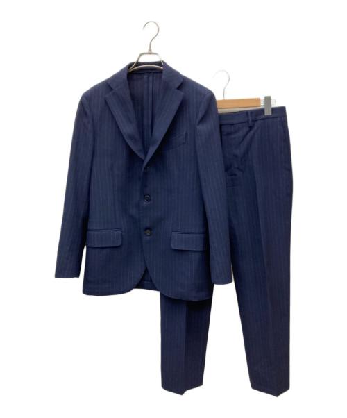 LARDINI（ラルディーニ）LARDINI (ラルディーニ) ウールセットアップスーツ ネイビー サイズ:46の古着・服飾アイテム