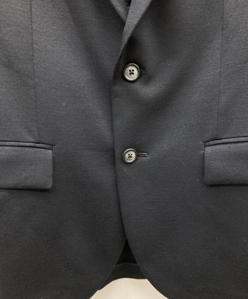 movb（モーヴ）movb (モーヴ) Helix Wool Jerseyシングル2Bテーラードジャケット ブラック サイズ:44の古着・服飾アイテム