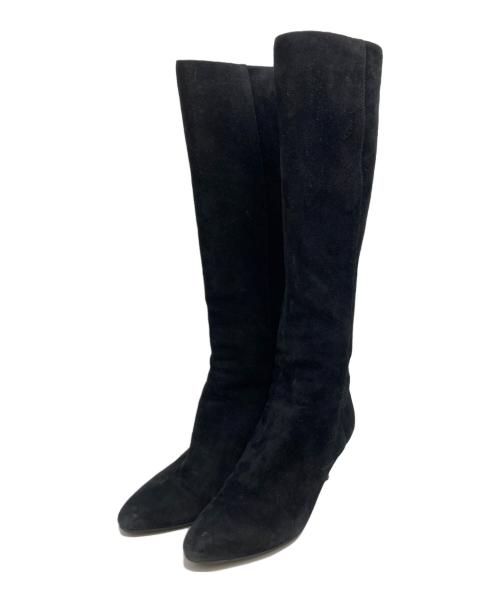 JIMMY CHOO（ジミーチュウ）JIMMY CHOO (ジミーチュウ) ロングブーツ ブラック サイズ:34 1/2の古着・服飾アイテム
